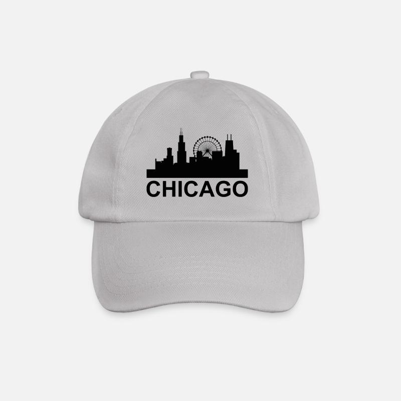 CHICAGO - Skyline - Baseball Cap - grey