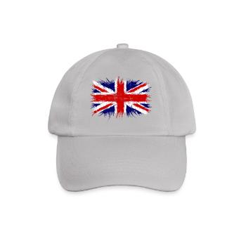 Great Britain flag, England flag, great britain - Baseball Cap - grey - Front