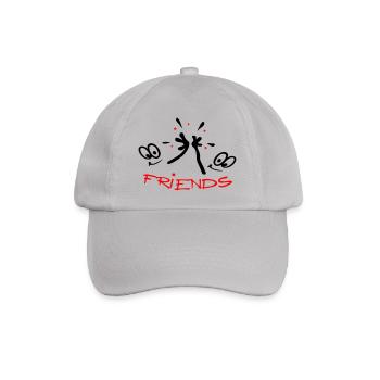 Freunde, Friends, Comic - Baseball Cap - grey - Front