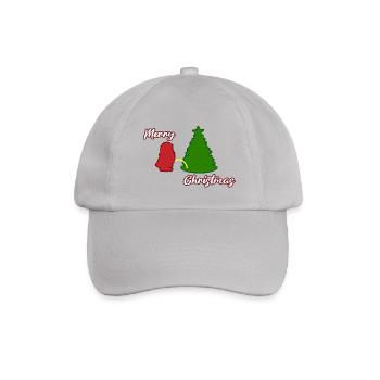 Santa peeing - Christmas Tree - Santa Claus - Baseball Cap - grey - Front