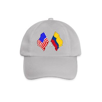 Flag USA, Columbia - Baseball Cap - grey - Front