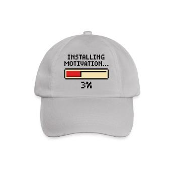 Installing Motivation Progress - Baseball Cap - grey - Front