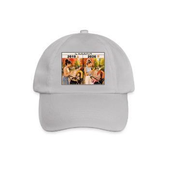 Mother with smartphone and baby - Baseball Cap - grey - Front
