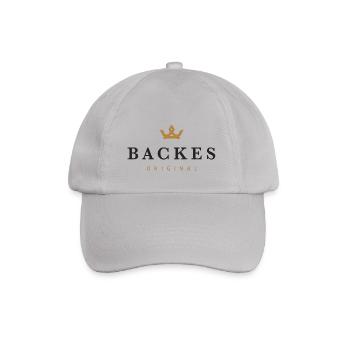 Backes Original Familienlogo - Baseballkappe - Grau - Vorne