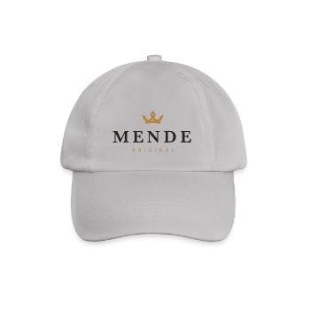 Mende Original Familienlogo - Baseballkappe - Grau - Vorne