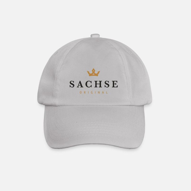 Sachse Original Familienlogo - Baseballkappe - Grau