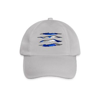 Schottland Aufgerissen 003 AllroundDesigns - Baseballkappe - Grau - Vorne