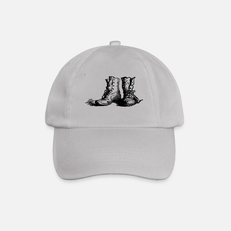 Stiefel - Baseballkappe - Grau