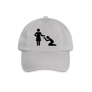 Frau - Mann - Baseballkappe - Grau - Vorne