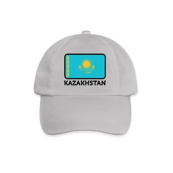 National Flag Of Kazakhstan - Baseball Cap - grey - Front