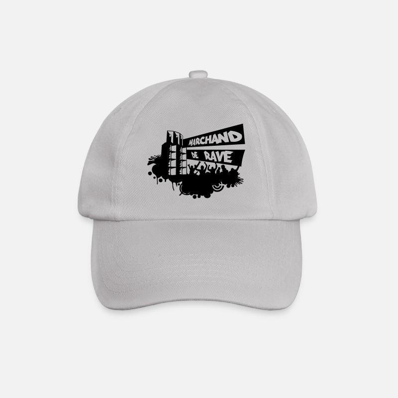 merchant rave - Baseball Cap - grey