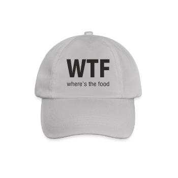 WTF - Baseball Cap - grey - Front