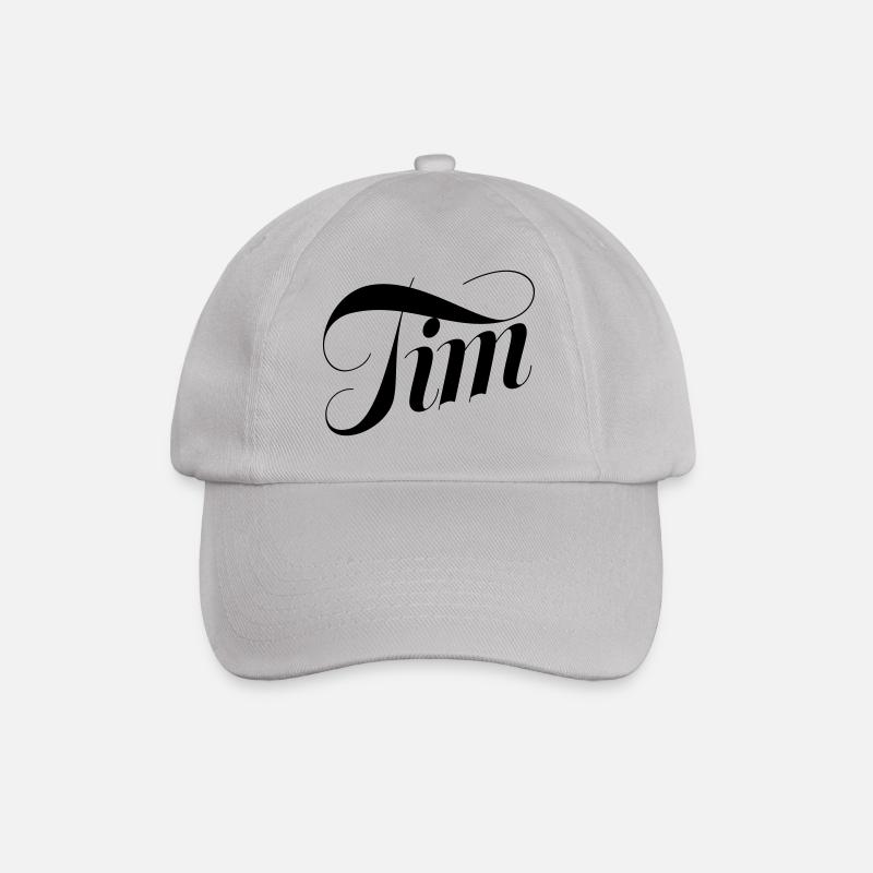 Tim - Baseball Cap - grey