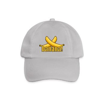 banana! - Baseballkappe - Grau - Vorne