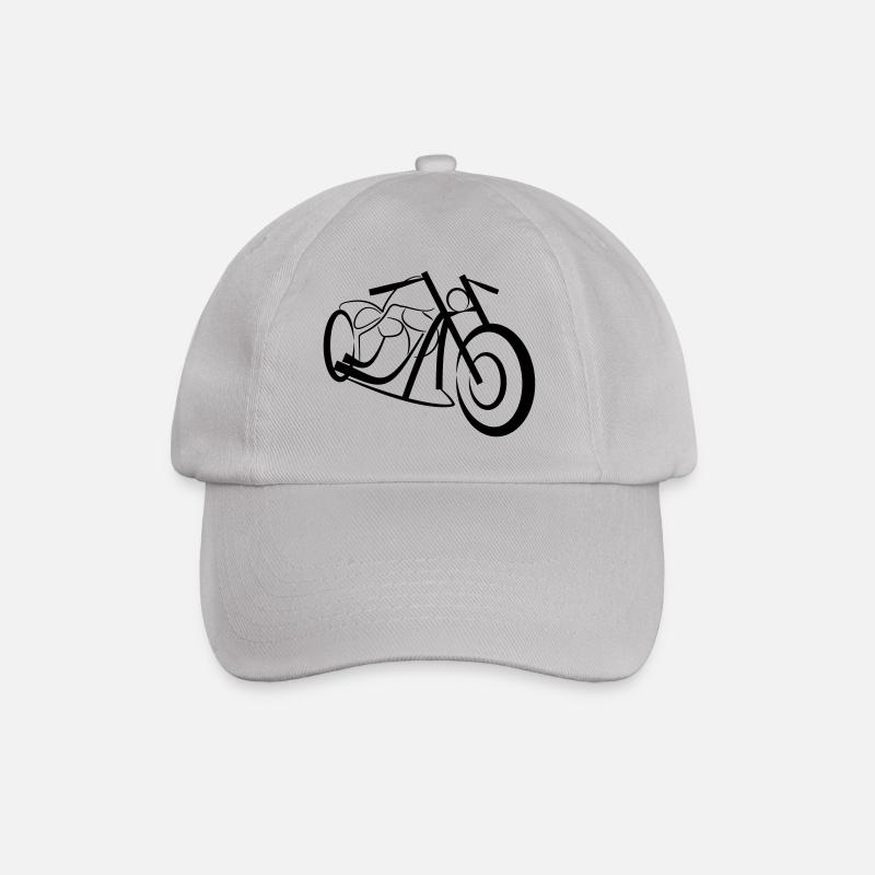 Custom Chopper Bike - Baseballkappe - Grau