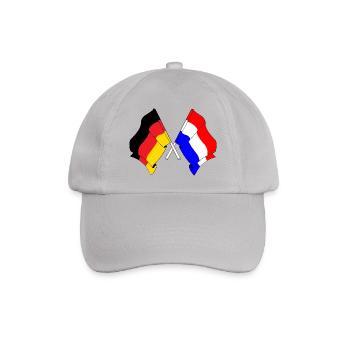 Flag of Germany and flag of the Netherlands - Baseball Cap - grey - Front