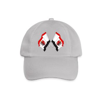 Two flags Kuyavia Pomerania - Baseball Cap - grey - Front