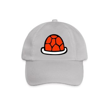 Turtle shell without turtle cute shell - Baseball Cap - grey - Front