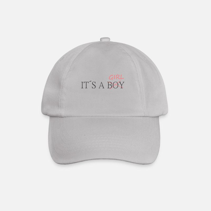 it´s a girl - Baseballkappe - Grau