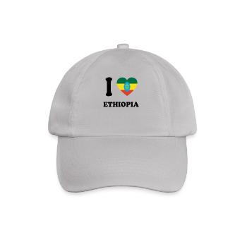 i love homeland gift ETHIOPIA - Baseball Cap - grey - Front