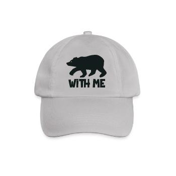 Bear with Me - Funny T-shirt idea - Casquette classique - bruyère - Devant