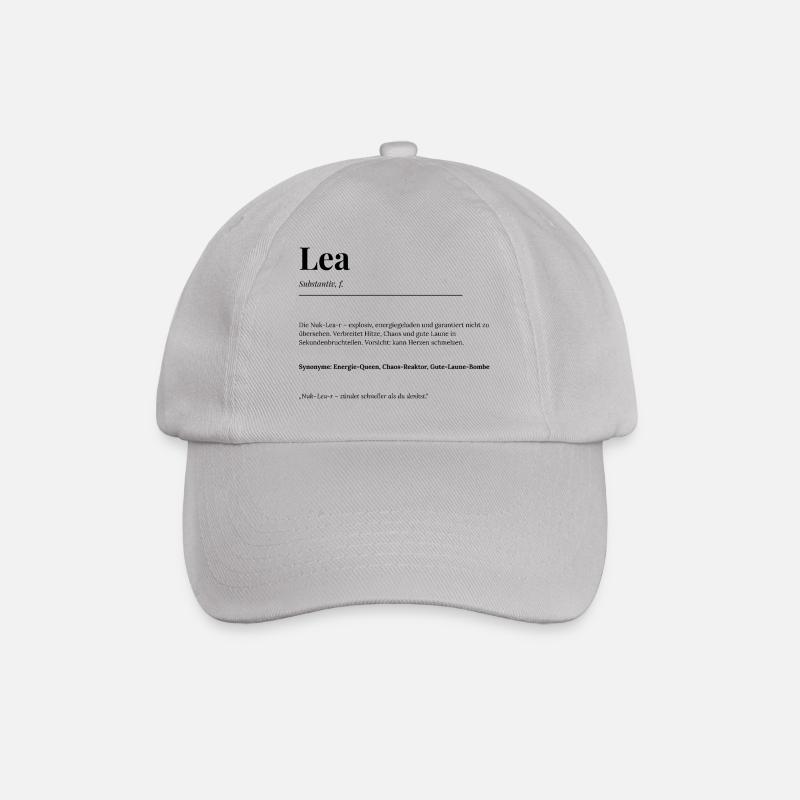 Lea - Baseballkappe - Grau