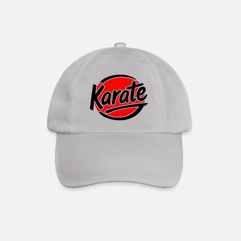 Karate - Baseballkappe - Grau