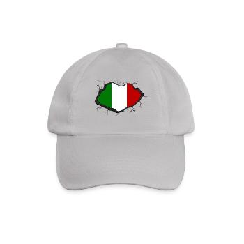 Drapeau italien - Casquette classique - bruyère - Devant
