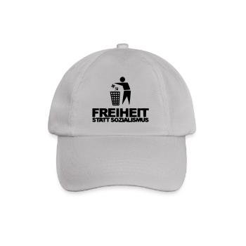 Freiheit statt Sozialismus - Baseballkappe - Grau - Vorne