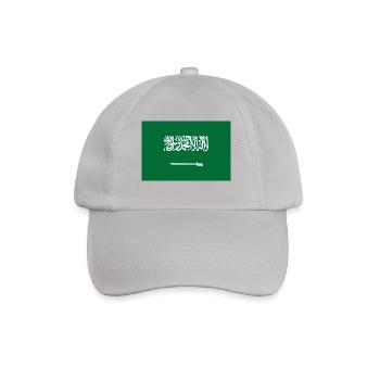 National Flag Of Saudi Arabia - Baseball Cap - grey - Front