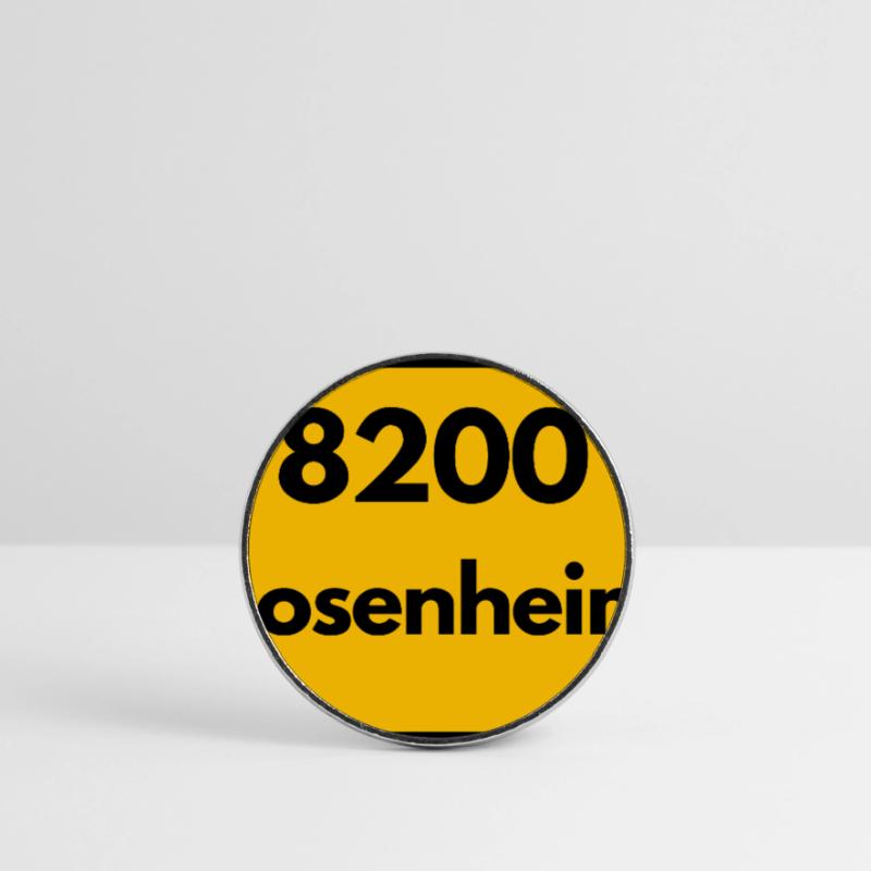 OLD POSTCODE POSTCODE RETRO 8200 ROSENHEIM Round  fridge magnet
