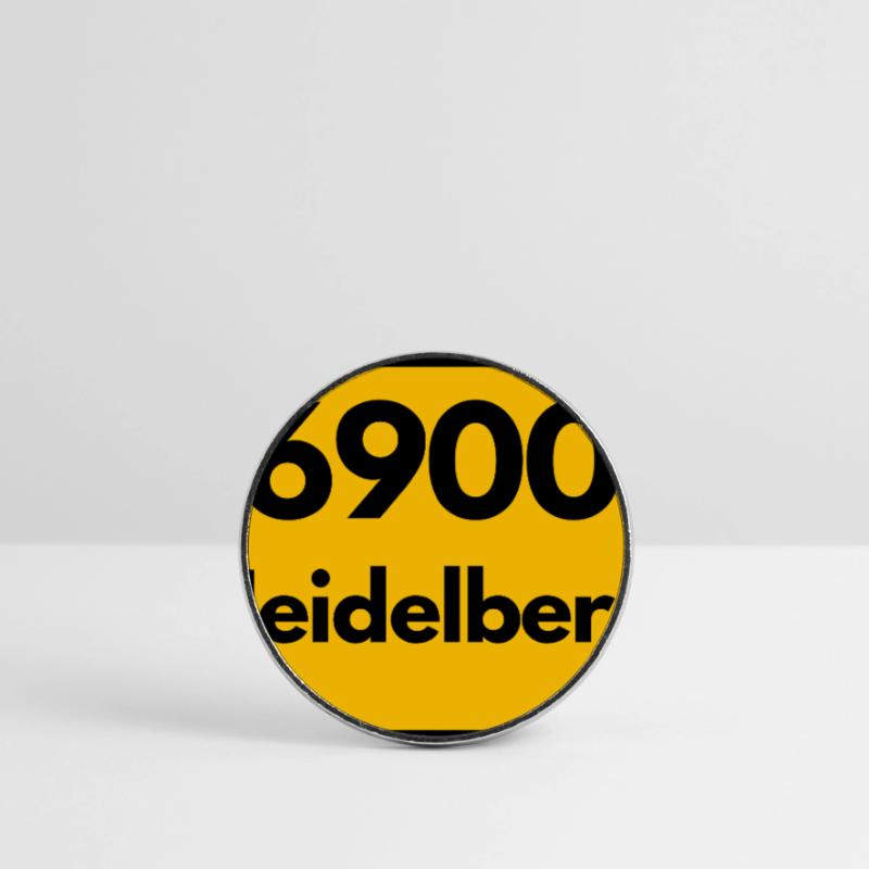 OLD POSTCODE POSTCODE RETRO 6900 HEIDELBERG Round  fridge magnet