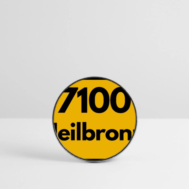 OLD POSTCODE POSTCODE RETRO 7100 HEILBRONN KILIAN Round  fridge magnet