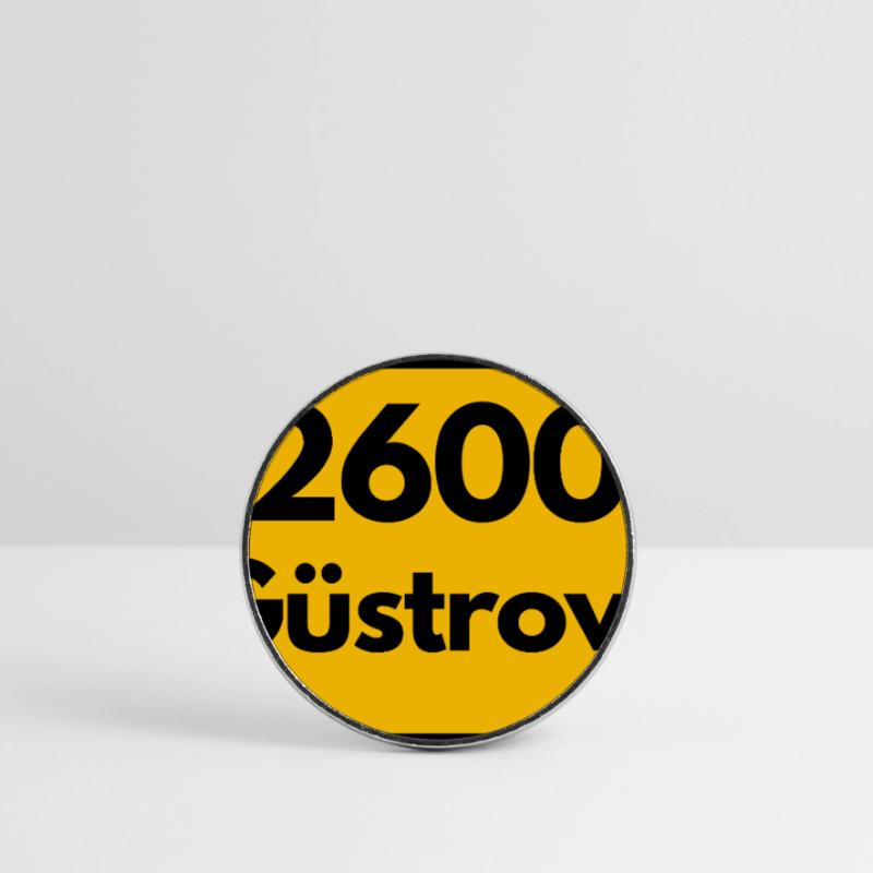 OLD POSTCODE ZIP CODE 2600 GÜSTROW RENAISSANCE Round  fridge magnet