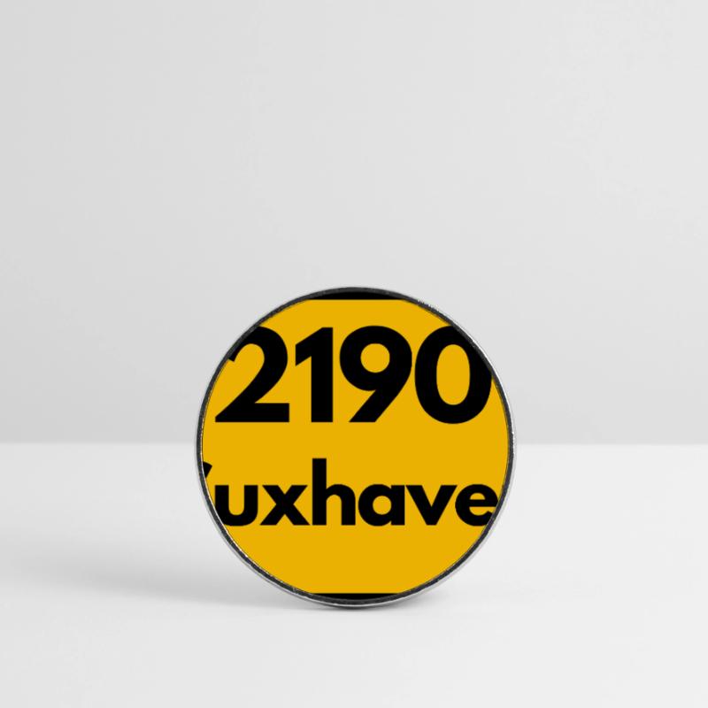 OLD POSTCODE POSTCODE RETRO 2190 CUXHAVEN NORDSEE Round  fridge magnet