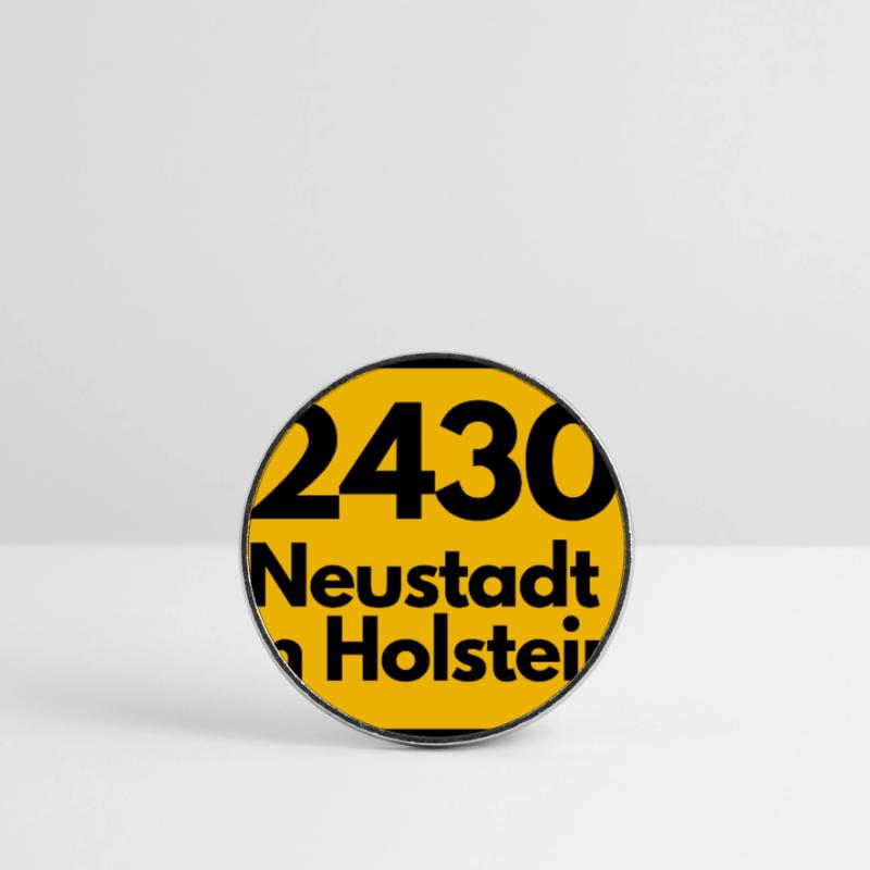 OLD POSTCODE POSTCODE 2430 NEUSTADT IN HOLSTEIN Round  fridge magnet