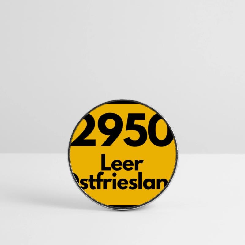 OLD POSTCODE ZIP CODE RETRO 2950 LEER EAST FRISIA Round  fridge magnet