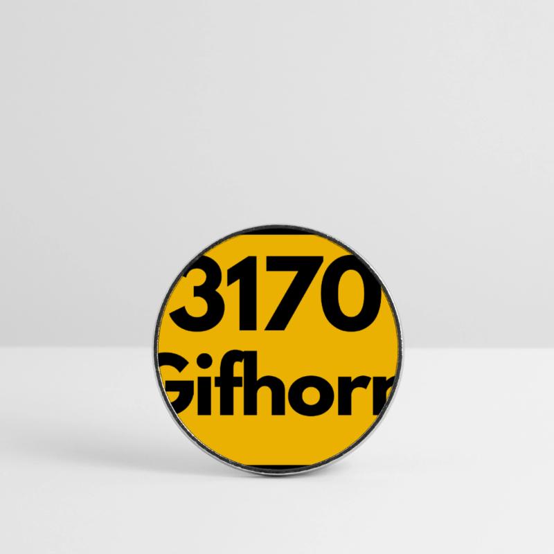 OLD POSTCODE POSTCODE RETRO 3170 GIFHORN – MÜHLEN Round  fridge magnet
