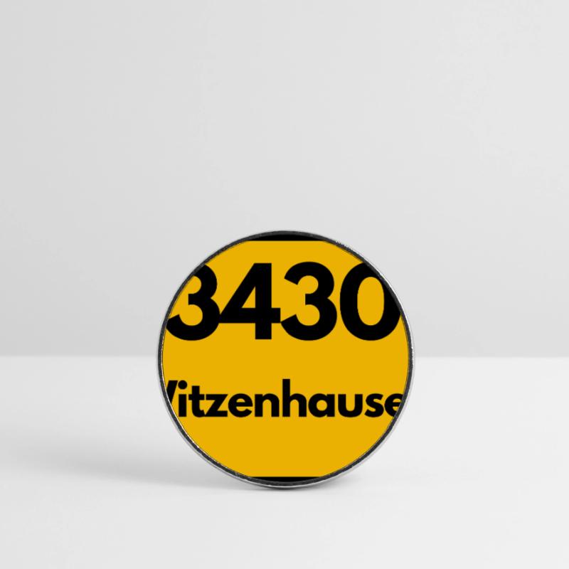 OLD POSTCODE ZIP CODE RETRO 3430 WITZENHAUSEN Round  fridge magnet