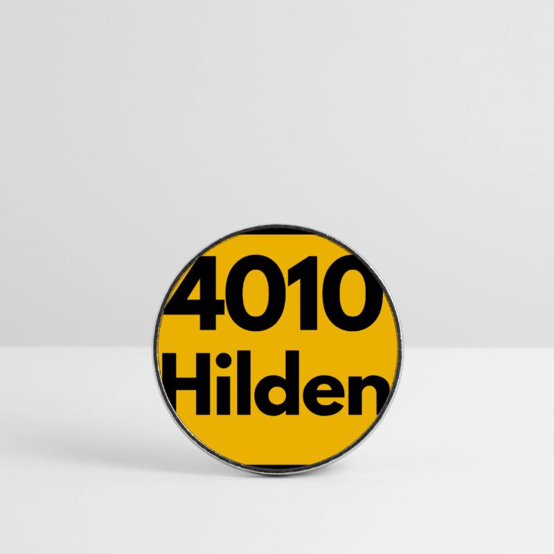 OLD POSTCODE POSTCODE RETRO 4010 HILDEN – FACHWERK Round  fridge magnet