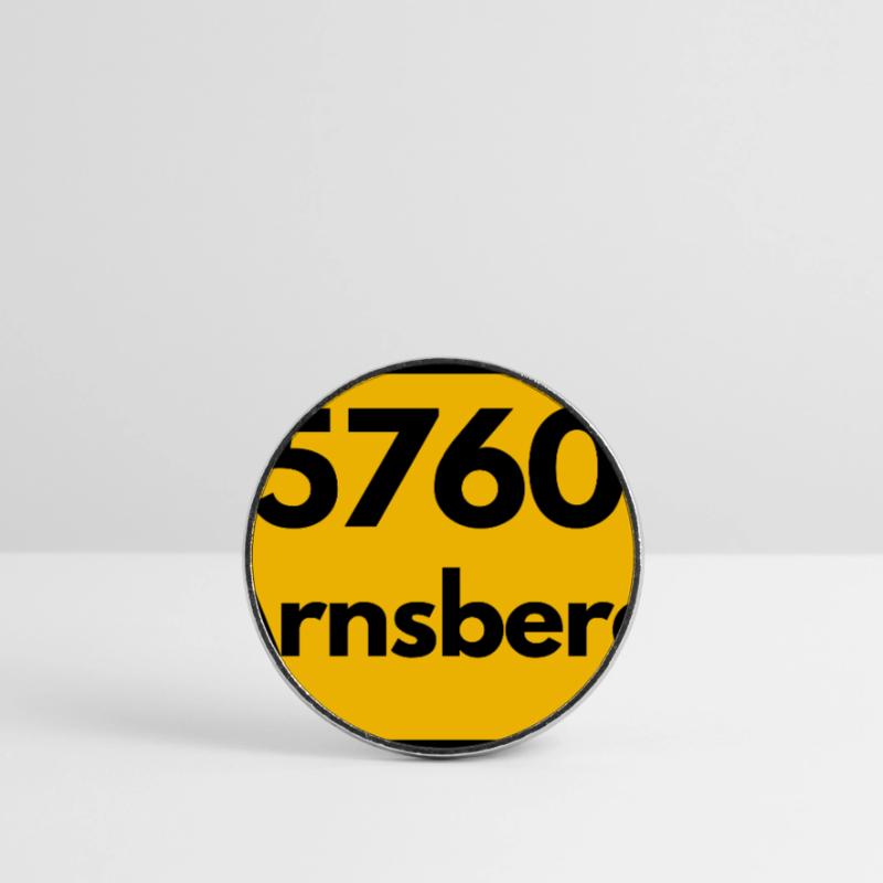 OLD POSTCODE POSTCODE RETRO 5760 ARNSBERG Round  fridge magnet