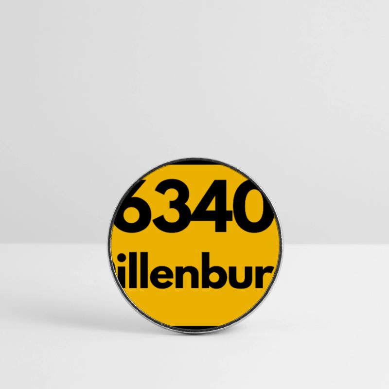 OLD POSTCODE POSTCODE RETRO 6340 DILLENBURG HEIMAT Round  fridge magnet