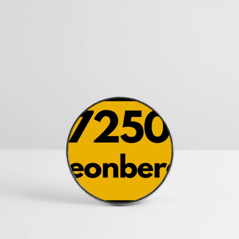 OLD POSTCODE ZIP CODE RETRO 7250 LEONBERG HEIMAT Round  fridge magnet