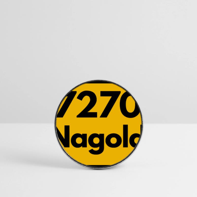 OLD POSTCODE POSTCODE 7270 NAGOLD HEIMATSTOLZ Round  fridge magnet