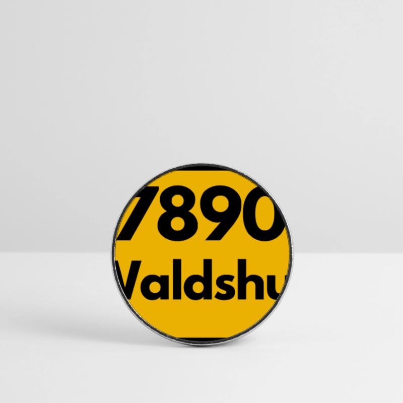 OLD POSTCODE POSTCODE RETRO 7890 WALDSHUT HEIMAT Round  fridge magnet