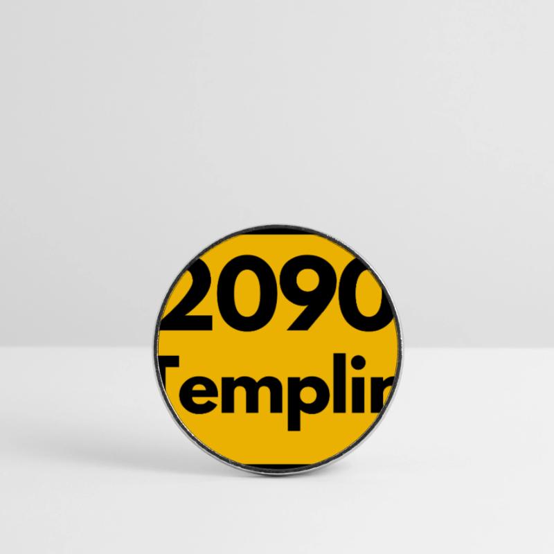 OLD POSTCODE POSTCODE RETRO 2090 TEMPLIN HEIMAT Round  fridge magnet