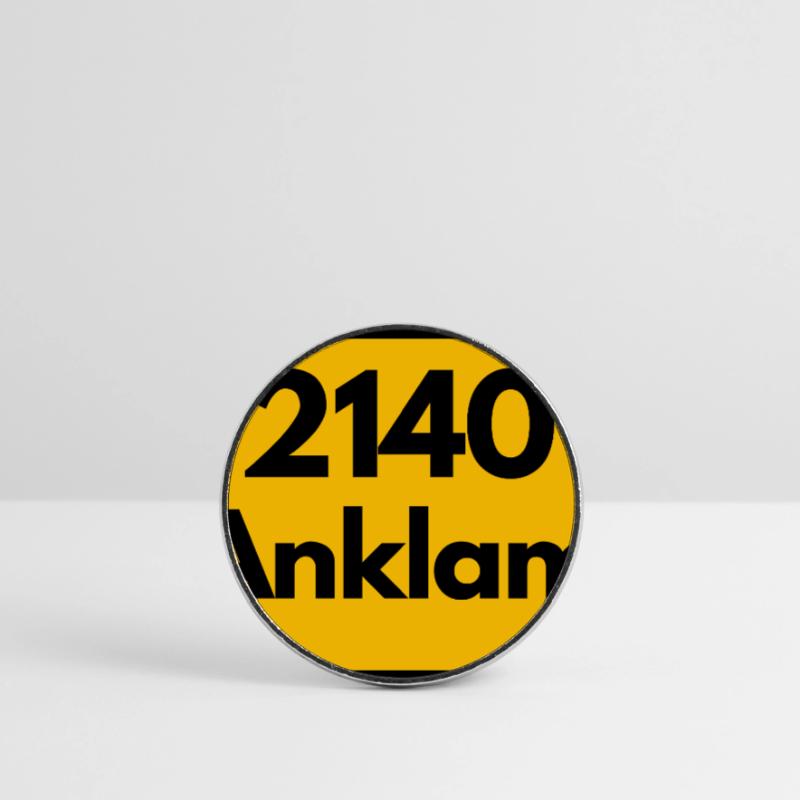 OLD POSTCODE POSTCODE RETRO 2140 ANKLAM HEIMAT Round  fridge magnet