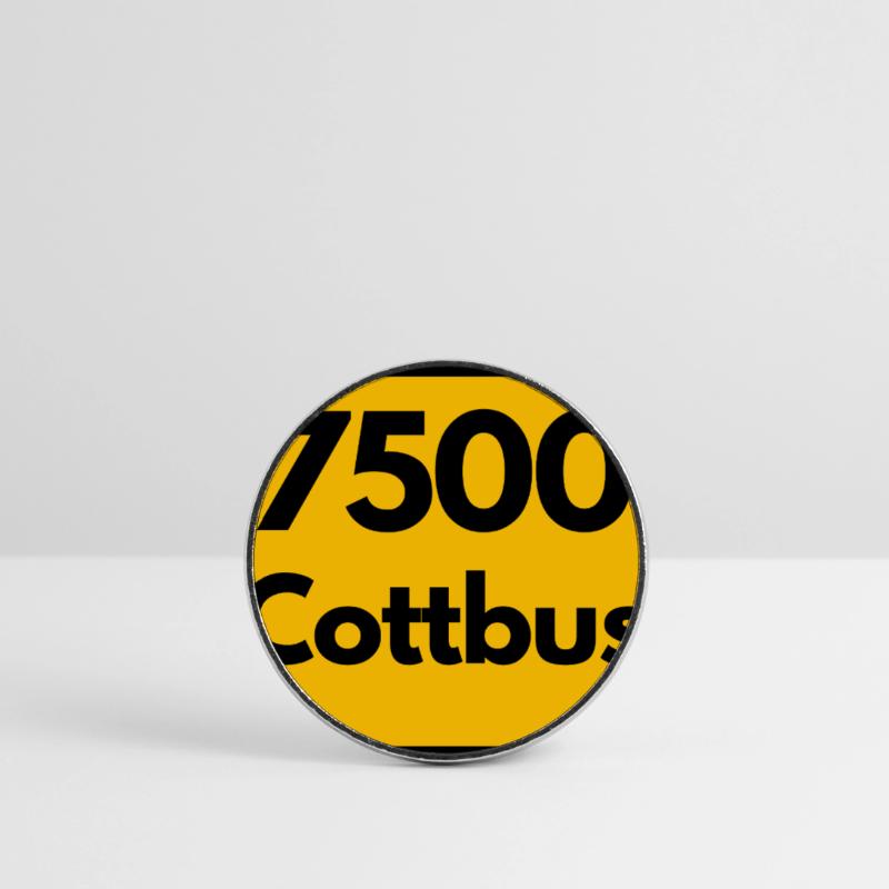 OLD POSTCODE POSTCODE RETRO 7500 COTTBUS Round  fridge magnet