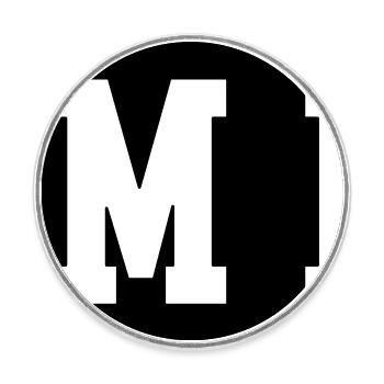 Team Member - Round  fridge magnet - white - Front