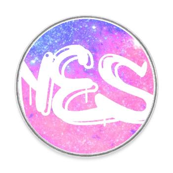 Vanessa Name Gift Gift Idea Galaxy - Round  fridge magnet - white - Front